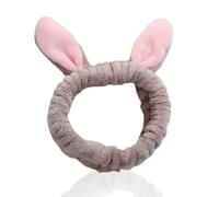 PARENCE.- Bandeau de Maquillage Confortable - Design Oreilles Lapin - Taille Universelle avec Bon Maintien - Bandeau Douche Cheveux Femme
