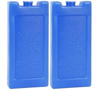 PARENCE.- Blocs Réfrigérants Réutilisable 200ML - Pain de Glace Congélation, Sac Isotherme, Glacière - 15x7,5x3cm, Pique-Niques, Camping, Randonée, Bleu (Lot de 2)