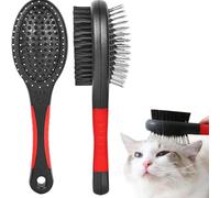 PARENCE.- Brosse Double Face pour Chat et Chien - Brosse de Toilettage 2 en 1