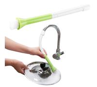 PARENCE. Brosse Robinet Évier Flexible 32 cm - Brosse de Nettoyage Cuisine avec Fixation Silicone - Idéale Vaisselle, Casseroles, Zones Difficiles - Couleur Aléatoire