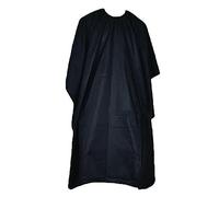 PARENCE Cape Longue de Coiffeur avec Ficelles d'Attaches Coupe, Noir, l Homme