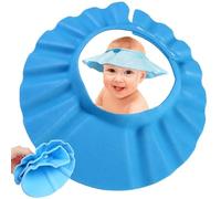 PARENCE.- Chapeau de Douche/Bain pour Bébé - Protection Tout-en-Un pour Visage, Oreilles et Yeux/Visière de Bain Réglable par Boutons de Pression, Matière Douce qui N'irrite pas - Couleur Aléatoire