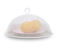 PARENCE.- Cloche de Protection Alimentaire Inox 35 cm - Couvre-Plat Anti-Insectes en Maille Fine - Cloche Cuisine pour Fruits, Gâteaux, Pique-Nique ou Buffet, Acier