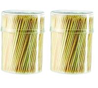 PARENCE.- Cure Dents en Bois - Usage Quotidien, Hygiène Dentaire, Pics pour l'Apéro- boîte de 400 Pièces (Lot de 2)