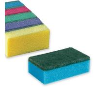 PARENCE - Éponge à Vaisselle Absorbante avec Côté Grattant - Lot de 30 Éponges Multi-Usage pour Cuisine - Idéale pour Vaisselle, Surfaces et Ustensiles - Design Antibactérien et Haute Durabilité