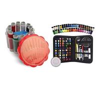 PARENCE.- Kit Couture Complet - Fils Multicolores, Aiguilles, Bobines & Accessoires | Coffret Couture Portable, Réparation Vêtements, Débutant, Maison et Voyage