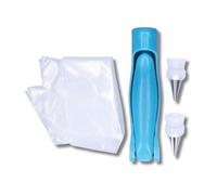 Parence.- Kit de Décoration de Gâteaux 5 Pièces - Stylo Applicateur avec Poches à Douille et Embouts - Pâtisserie, Utilisation Facile, Aléatoire