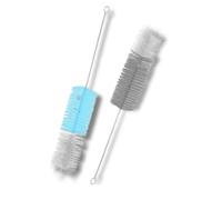 PARENCE.- Lot de 2 Brosses Goupillon à Poils Durs - Nettoyage Biberons ou Autres Bouteilles - Résistantes Coloris aléatoires)