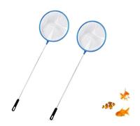 PARENCE.- Lot de 2 Épuisettes d'Aquarium à Maille Fine - Idéale pour Poissons et Nettoyage - Longueur Totale 36cm - diamètre 11,5cm - 2 Pièces, aléatoire