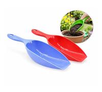 PARENCE - Lot de 2 Petites Pelles à Récolte 19 cm en Plastique - Pelles de Jardin Polyvalentes - Légères et Résistantes - Couleurs Aléatoires