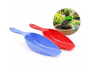 PARENCE - Lot de 2 Petites Pelles à Récolte 19 cm en Plastique - Pelles de Jardin Polyvalentes - Légères et Résistantes - Couleurs Aléatoires