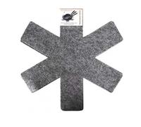 PARENCE.- Lot de 3 Séparateurs de Casseroles et Pôeles - Anti Rayures, Organisateurs, Protection, Noir