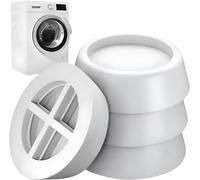 PARENCE. Lot de 4 Patins Anti-Vibrations pour Machine à Laver et Lave-Vaisselle - Réduction Bruit et Vibrations - Supports Antidérapants Universels