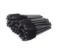 PARENCE - Lot de 50 Brosses à Cils semi-réutilisable - Fibre douce premium siliconé - Pinceaux à Cils, Outil de Maquillage Mascara - 50 Pièces(Couleur Aléatoire)