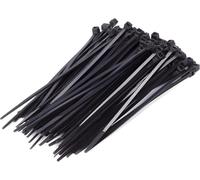 PARENCE.- Lot de 500 Colliers de Serrages en Plastique - 500 Pièces, Serflex, Serres-Câble, Rislan, attache câble - 100x2,5mm, Noir