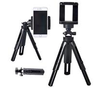 PARENCE.- Mini Trépied Universel Ajustable pour Smartphone et Appareil Photo - Support 360° avec Fixation 1/4" - Idéal pour Vidéos, Photos, Vlogs et Appels Vidéo