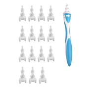 PARENCE.- Nettoyeur Oreille Confort - 16 Embouts Silicone en Spiral - Élimine Eau et Saletés}