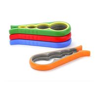 PARENCE - Ouvre-bocaux et ouvre-bouteilles universel - Antidérapant - Plastique et caoutchouc - 22 x 8,7 cm - Couleur aléatoire
