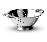 PARENCE.- Passoire Double Anse en Acier Inoxydable - Tamis de Cuisine 24cm de Diamètre - Polyvalent, Robuste, Inox, Gris
