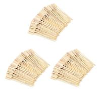 PARENCE.- Pics Brochette en Bambou 18 cm - Lot de 300 | Bâtonnets Cocktail | Piques Apéritif et Barbecue | Accessoires pour Fruits, Boisé