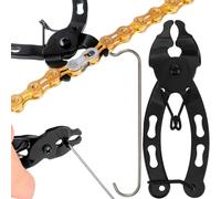 PARENCE.- Pince démontage maillon Rapide chaîne vélo + Crochet Maintien chaîne - Outil démontage et Installation maillon Rapide - Compatible 8/9/10/11/12 Vitesses