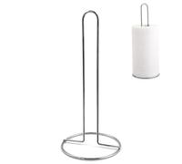 PARENCE.- Porte Essuie-Tout Gris 32 cm - Support Rouleau Cuisine en Métal 12×12×32 cm, Dévidoir Vertical Stable, Finition Mate, Compatible Rouleaux Standard