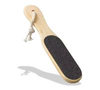 PARENCE.- Râpe Pied Bois - Lime Pieds Callosités & Peaux Mortes - Râpe Double Face Exfoliante 29x5,5cm avec Corde d’Accroche - Accessoire Pédicure Maison