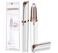 PARENCE Rasoir/Tondeuse à Sourcils électrique Indolore pour femmes/hommes Rasoir pour Duvet du Visage/Sourcils/Poils à Lèvres/Bras avec LED intégrée Manuel d'utilisation en français)