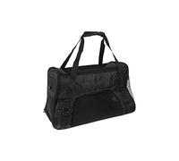 PARENCE Sac De Transport Chat/Sac De Transport Chien pour Chats, Petits Chiens, Chatons Ou Chiots, Souple et Pliable avec Tapis renforcé pour Voyage en Avion, Voiture et Train Noir