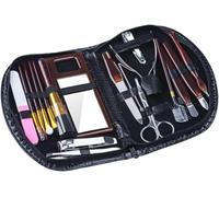 PARENCE. - Set Cosmétique et Manucure Complet dans une Trousse Zippée - Nouveauté ! Kit 18 Pièces Manucure