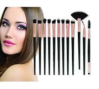 PARENCE - Set de 12 pinceaux de maquillage/pinceaux de maquillage synthétiques de qualité supérieure pour fond de teint, blush, correcteurs pour les yeux/proffesionnel make up