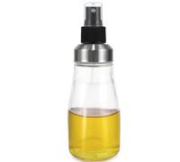 PARENCE.- Spray Huile et Vinaigre 330 ml - Distributeur à Pulvérisation en Verre et Acier Inoxydable - Bouteille Réutilisable pour Cuisine, Barbecue et Salades - 6,8 x 6,8 x 20,5 cm