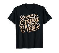 Parent Au Nid Vide Toast Champagne Oiseaux Qui Volent T-Shirt