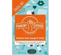 Parent épuisé Kit de survie : Grasse mat’ jusqu'à 7h30 | Jeu de société | À partir de 4 ans | 2 joueurs