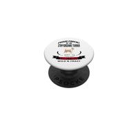 Parent Fier d'un Chien du Staffordshire Terrier, Dicton Amusant PopSockets PopGrip Adhésif
