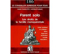 PARENT SOLO. LES DROITS DE LA FAMILLE MONOPARENTALE. GUIDE JURIDIQUE ET PRATIQUE: LES DROITS DE LA FAMILLE MONOPARENTALE