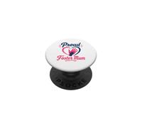 Parent Support Family Love Hands Proud Foster Mum PopSockets PopGrip Adhésif