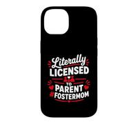 Parent Support Family Love Licensed to Parent Foster Mom Coque pour iPhone 14