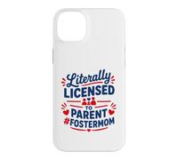 Parent Support Family Love Licensed to Parent Foster Mom Coque pour iPhone 14 Plus