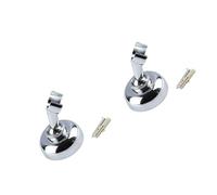 Parenthèse murale de douche contemporaine en mélange de métal - Accord mondial - Plan de face lisse - Installation rapide - Support mural de douche modifiable