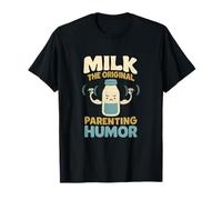 Parenting Humour Milk Energy Drink Grossesse Reveal T-Shirt