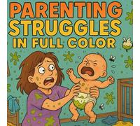 Parenting struggles in full color!: A Hilariously Honest Coloring Book About the Chaos, Cuddles, and Real-Life Moments of Raising Kids - Perfect for Parents Who Need a Laugh (and a Nap)”