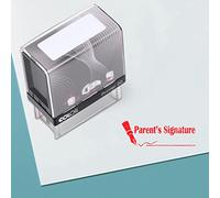 PARENTS SIGNATURE Timbre à auto-encrage caoutchouc Bureau Colop personnalisé Papeterie P20 Mini Stamper