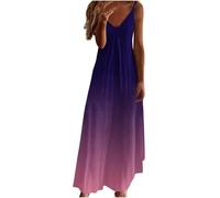 Paréo de Plage Femme Robe Portefeuille Bretelles Dos Nu Cache-Maillots Col en V Serviette Bikini Cover Up pour la Plage Ou La Piscine Summer Dress Women Pas Cher Solde (1A Violet Foncé,S)