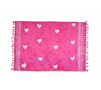 paréo drap de plage femme jupe portefeuille plage serviette comme serviette portefeuille ou robe serviette et robe portefeuille femme fait main à partir de production équitable batik heart love pink