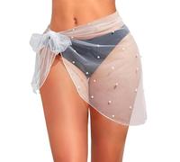 Pareo Femme Plage Robe Longue Blanche Maillot De Bain Transparent Jupe Portefeuille Sexy Fleurie Ete Mi Cache Tablier Bleu Bohème 4Xl Noir Noire Coton Marron Short Intégrée Voile Bustier Court