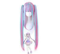 Pareo Nyubara Reona Wig Two VersionBanG Dream! RAISE A SUILEN RAS Cosplay perruques synthétiques femmes cheveux Bandori paréo postiche bleu rose
