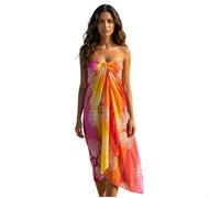 Paréo Plage Femme Multicolore Soleil Artistique 150x100 cm - Léger & Fluide 150 cm