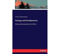 Parerga Und Paralipomena