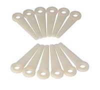 Pares de Coupe de la Tondeuse à Gazon 24pcs, Remplacement de tête de Tondeuse à Gazon en Plastique 4111-007-1001 Compatible avec Une Coupe-Herbe sélectionnée